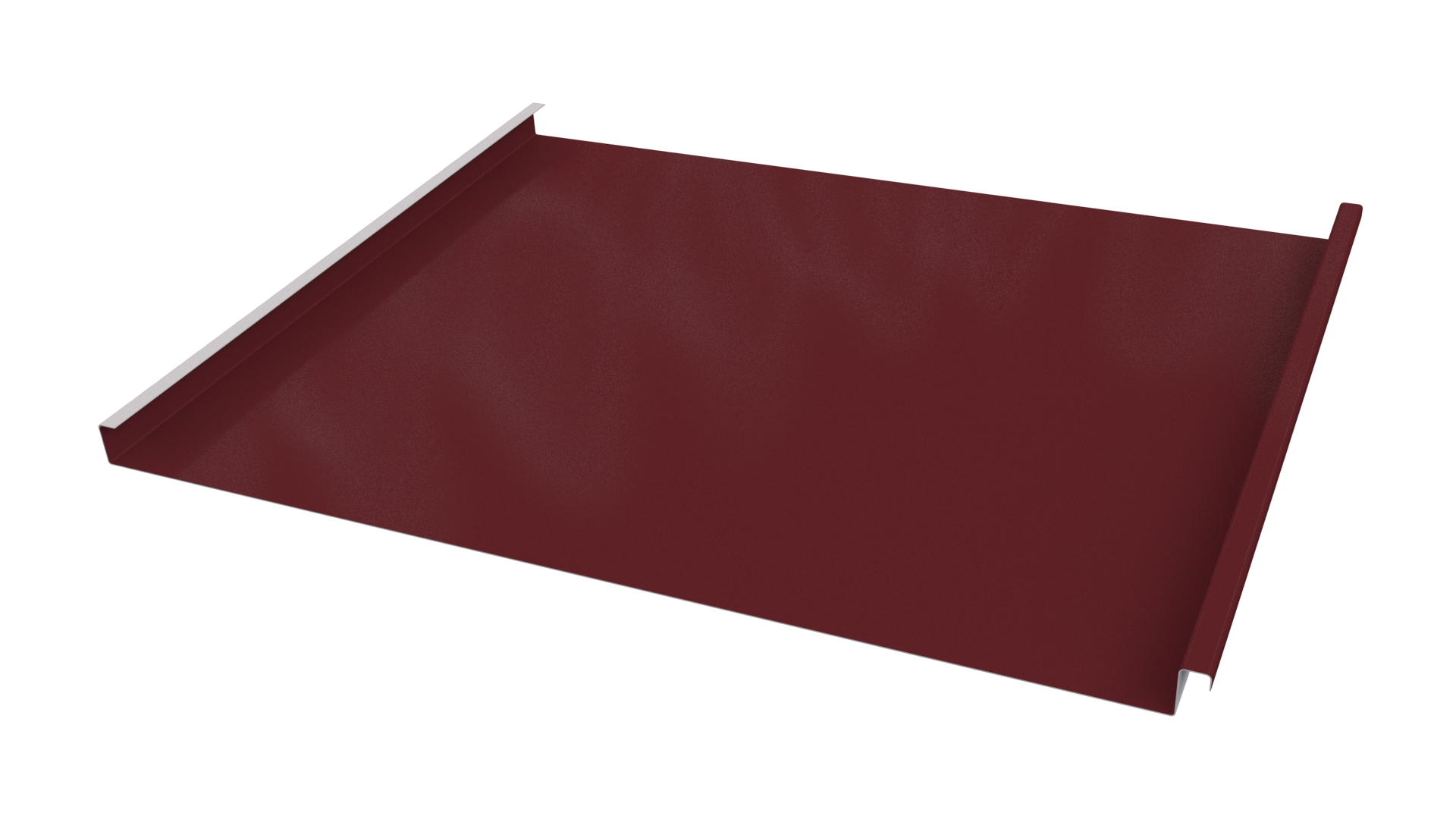 Фальцевая кровля 562/550x0,7 мм, 3005 винно-красный глянцевый
