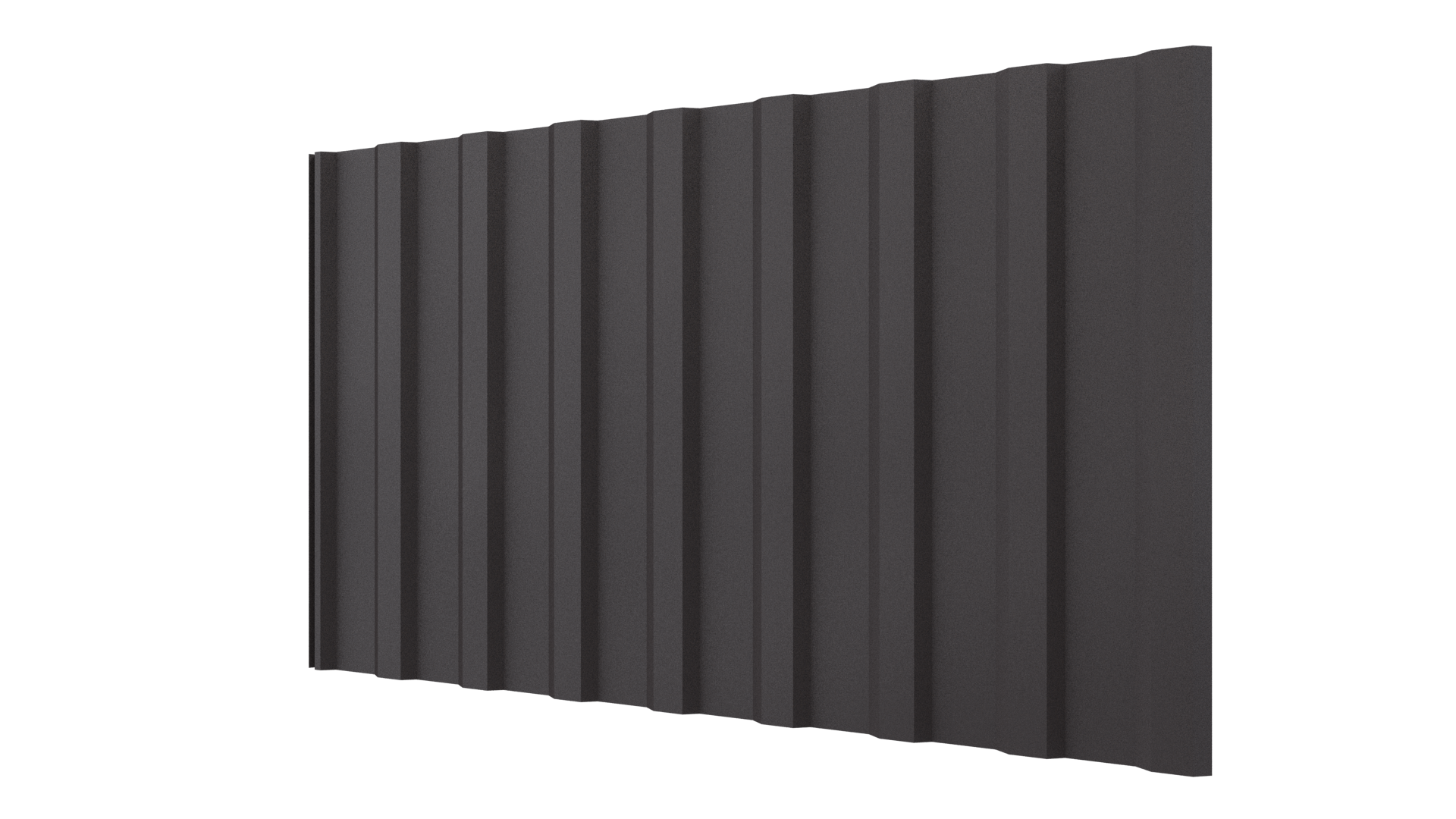 Профнастил С20R 1150/1100x0,45 мм, 8019 серо-коричневый матовый
