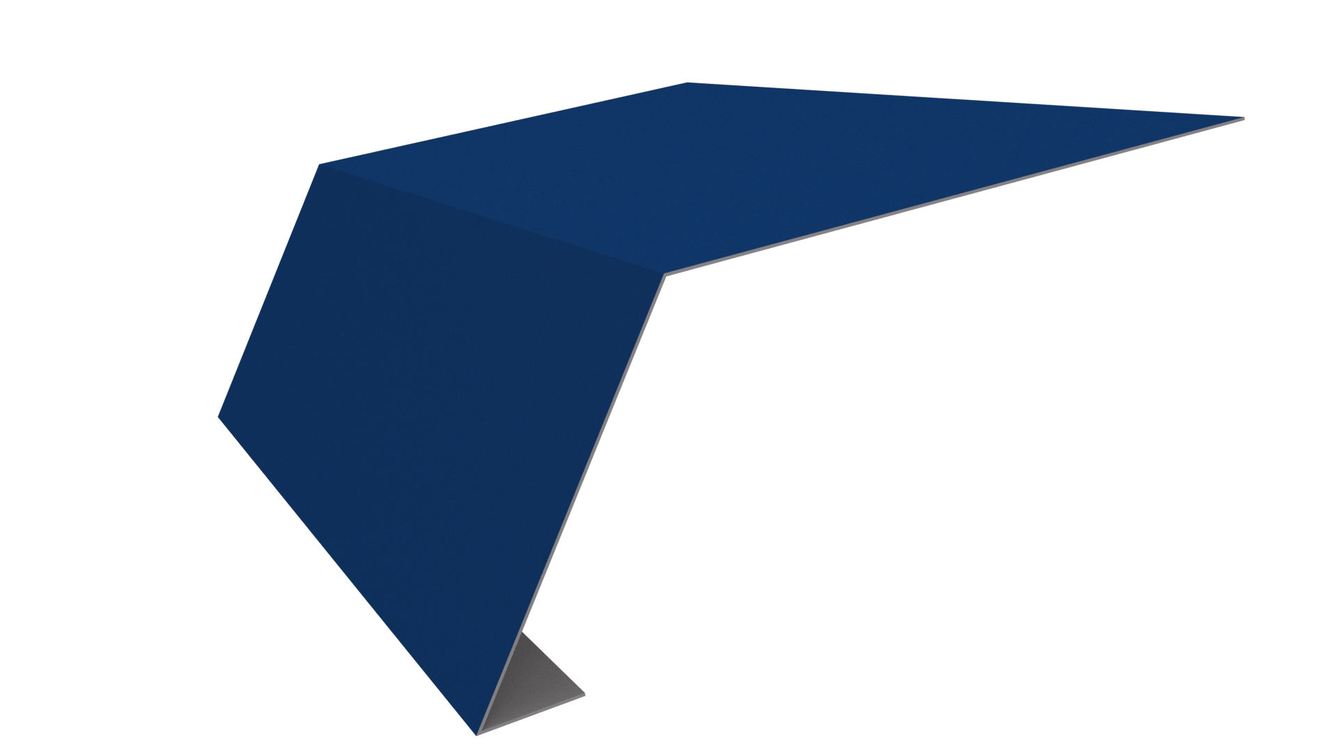 Планка карнизная 100x65x2000 мм, 5005 сигнальный синий глянцевый
