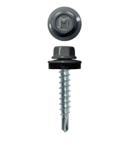 Саморез с прокладкой с полимерным покрытием DAXMER, 4,8x29 мм