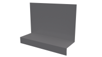 Примывание боковое фальц 25x65x130 мм, 7004 сигнальный серый глянцевый