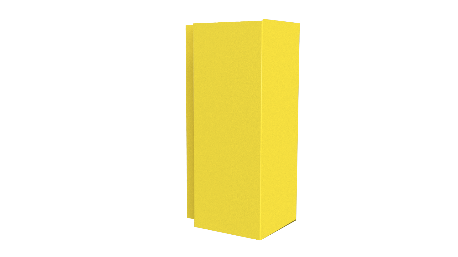 Планка угла наружного сложная Блок-хаус 110x110x2000 мм, 1018 цинково-желтый глянцевый