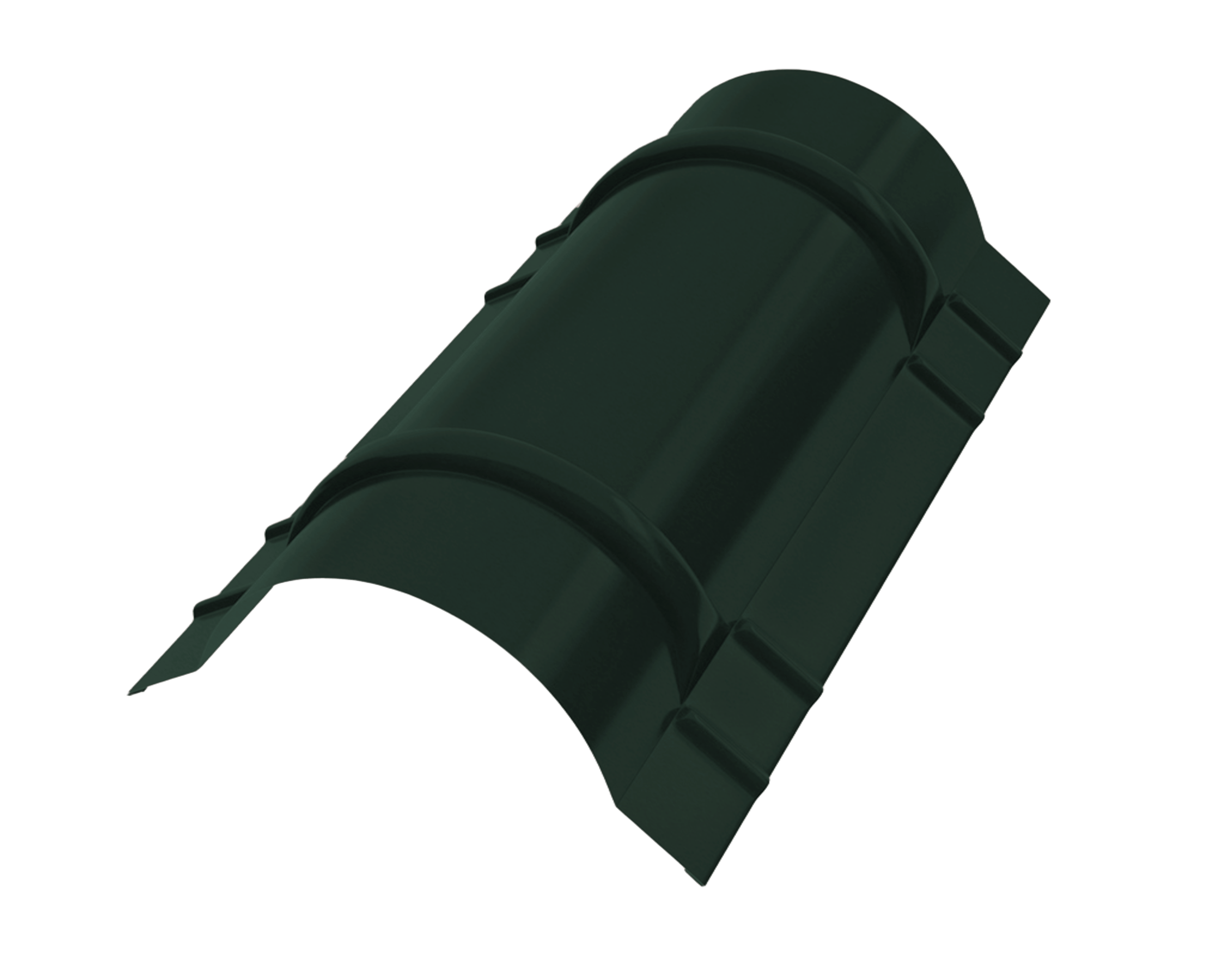 Конёк круглый R110x2000 мм, 6009 пихтовый зеленый матовый