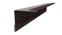 Планка угла внутреннего 30x30x2000 мм, Морёный дуб 3D