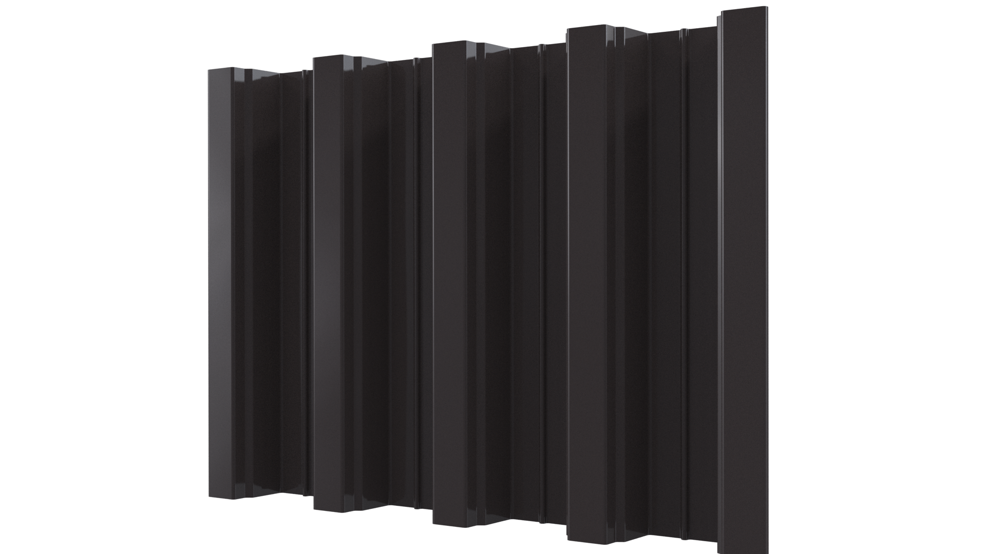 Профнастил Н75 800/750x0,7 мм, 8019 серо-коричневый глянцевый