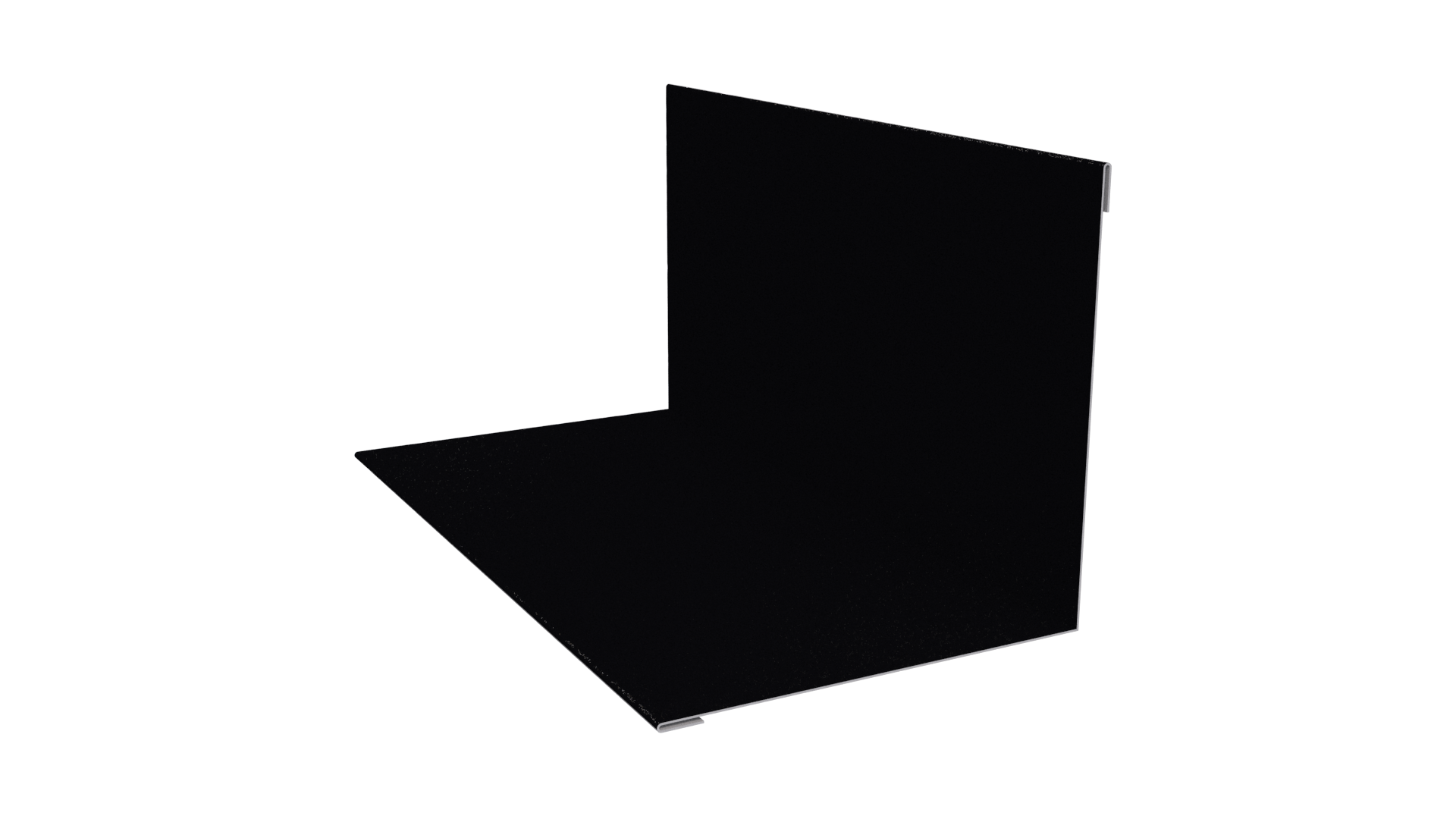 Угол внутренний 100x100x2000 мм, 9005 черный янтарь глянцевый
