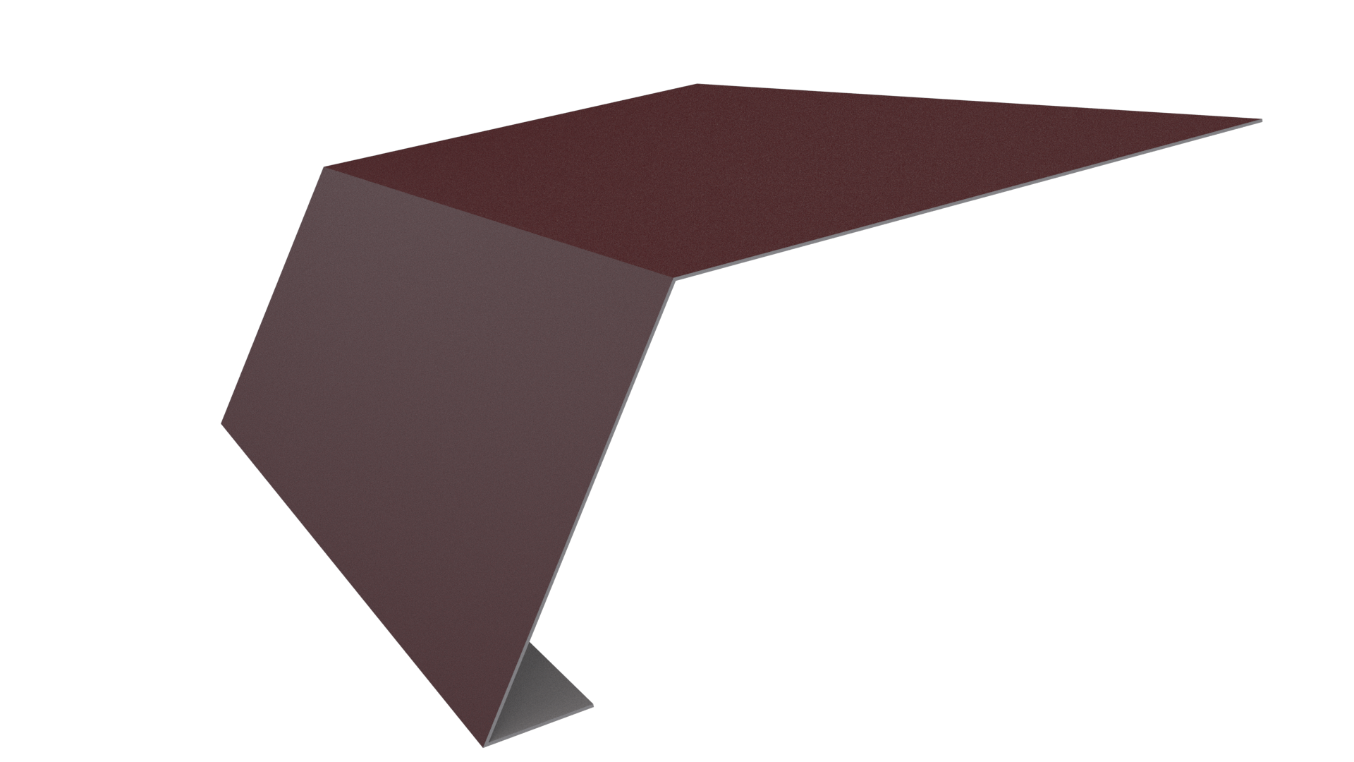 Планка карнизная 100x65x2000 мм, 3005 винно-красный матовый