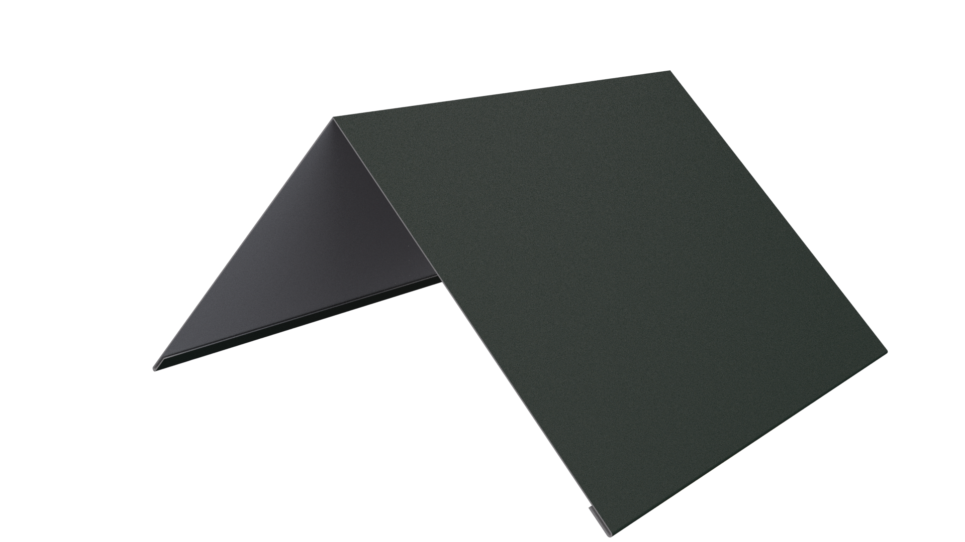 Конёк простой 150x150x2000 мм, 6009 пихтовый зеленый матовый