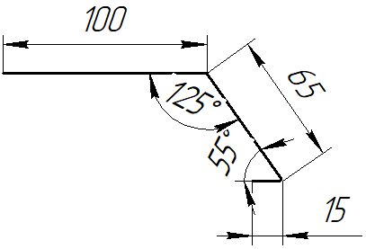Планка карнизная 100x65x2000 мм, Картэн