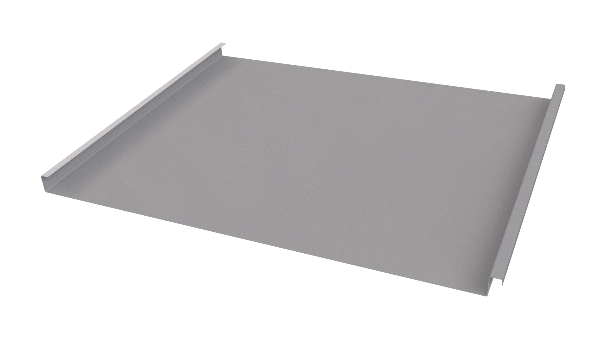 Фальцевая кровля 562/550x0,65 мм, 7004 сигнальный серый глянцевый
