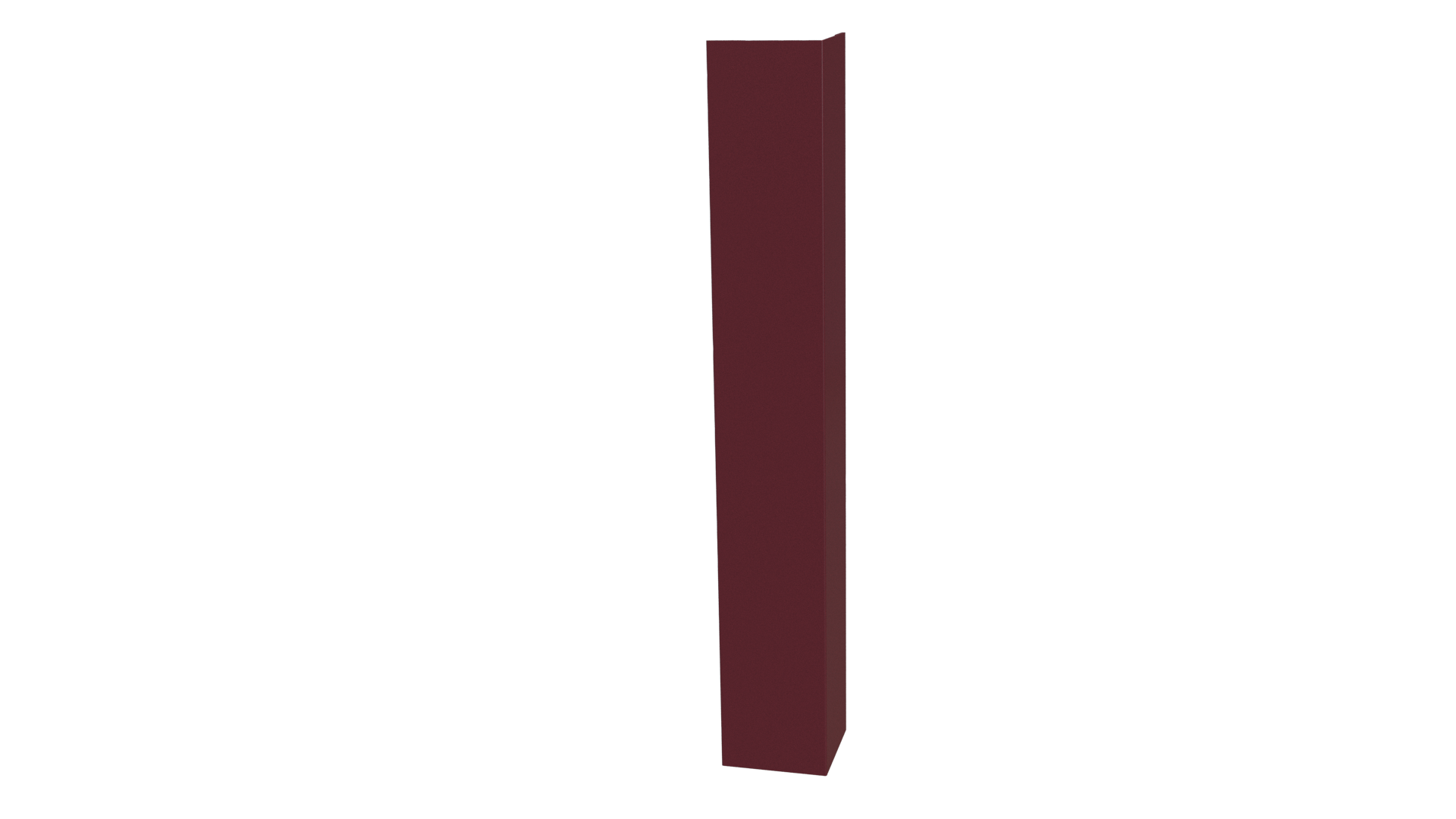 Планка угла наружного 50x50x2000 мм, 3005 винно-красный глянцевый