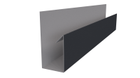 Планка П-образная 30x20x2000 мм, 7024 графитовый серый PUR Pruf