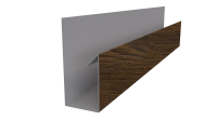 Планка П-образная 30x20x2000 мм, Дуб Локарно 3D