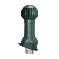 Готовый комплект изолированный для Monterrey кровли, серия Twister, 125x160 мм, 6005 зеленый мох