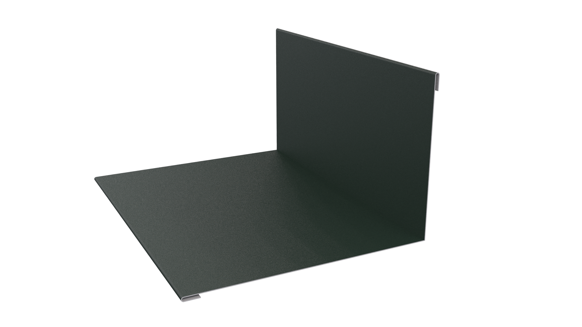 Планка примыкания верхняя 100x150x2000 мм, 6009 пихтовый зеленый матовый