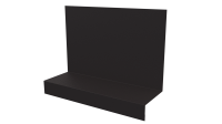 Примывание боковое фальц 25x65x130 мм, 8019 серо-коричневый матовый