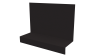Примывание боковое фальц 25x65x130 мм, 8019 серо-коричневый глянцевый