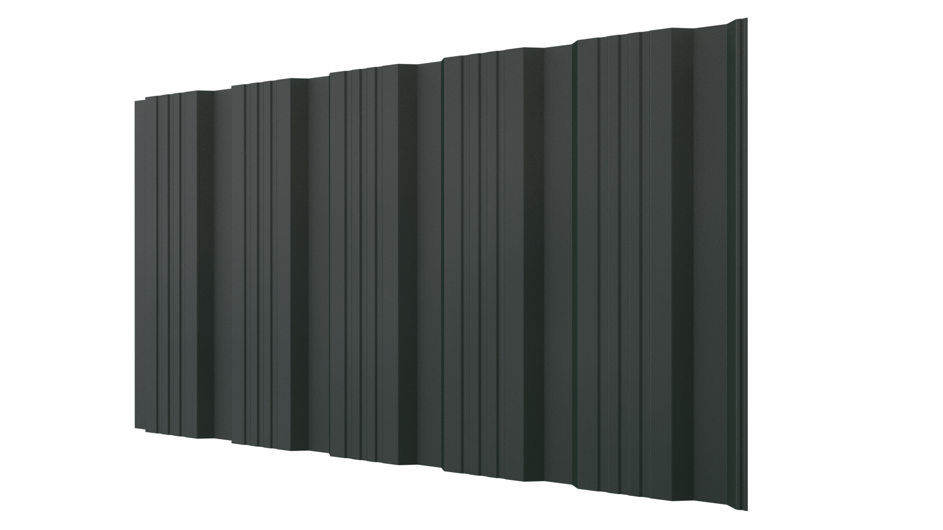 Профнастил К20 1195/1130x0,5 мм, 6009 пихтовый зелёный матовый