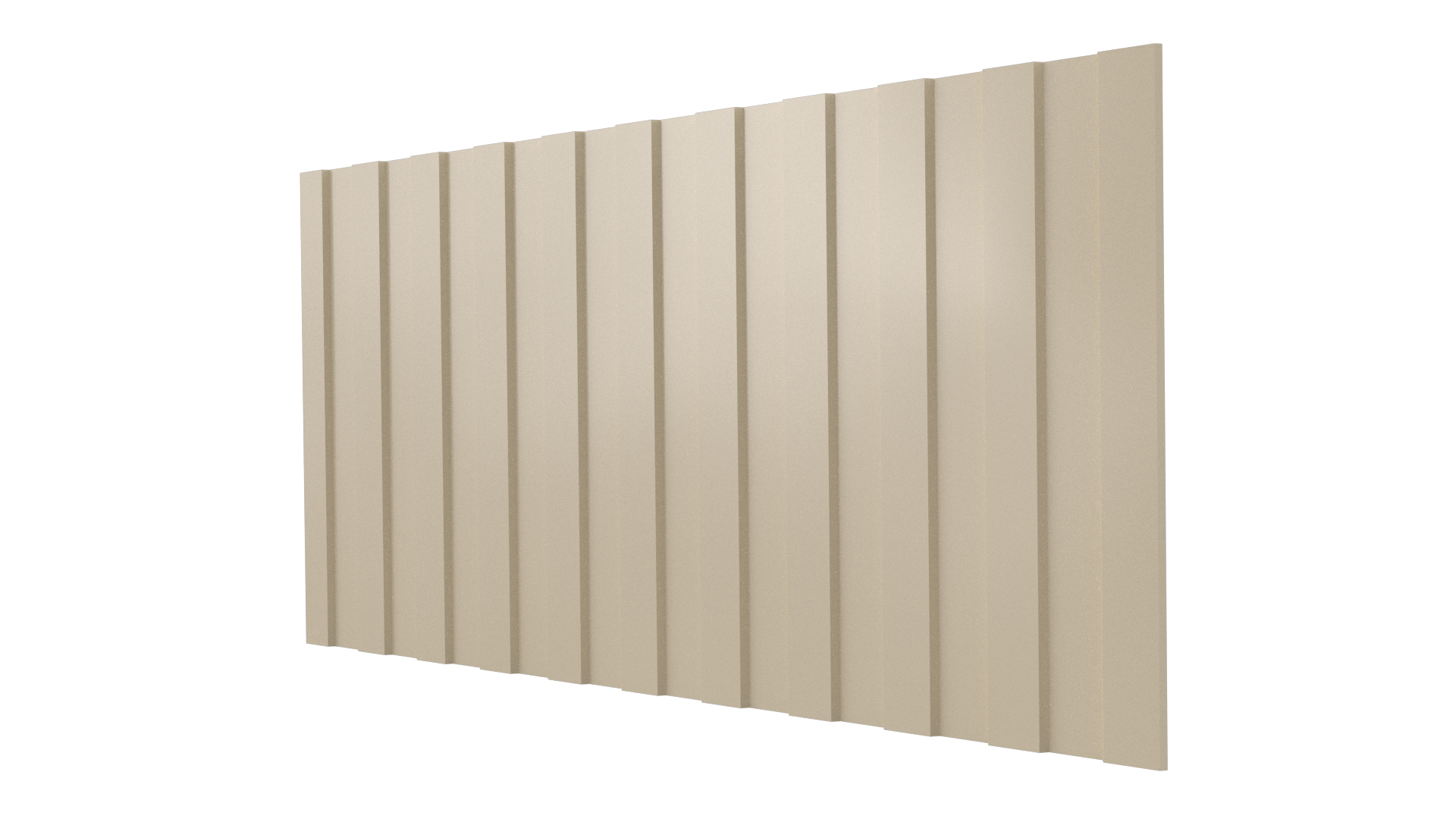 Профнастил С8 1200/1150x0,65 мм, 1015 св. слоновая кость глянцевый