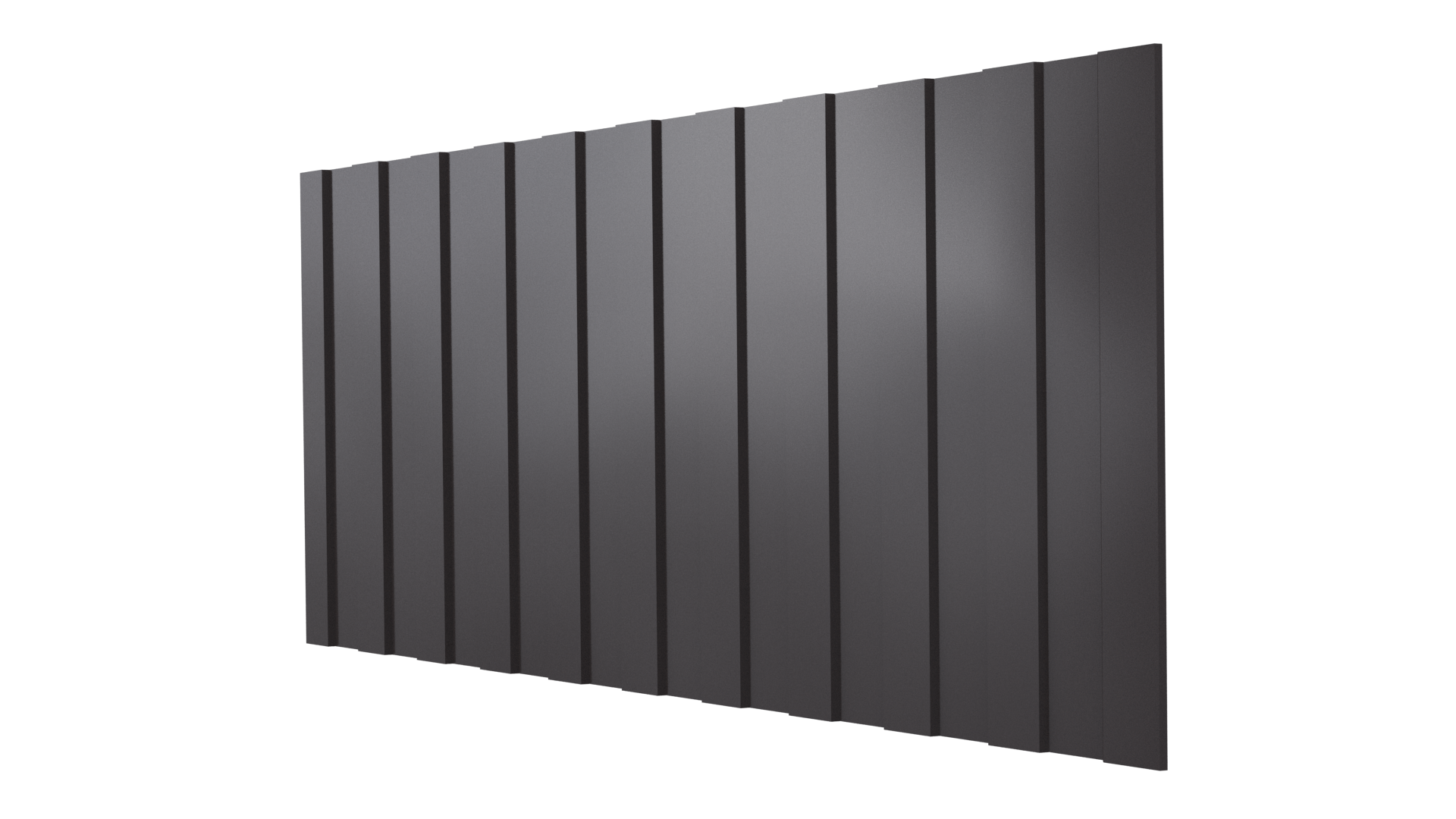 Профнастил С8 1200/1150x0,4 мм, 8019 серо-коричневый глянцевый