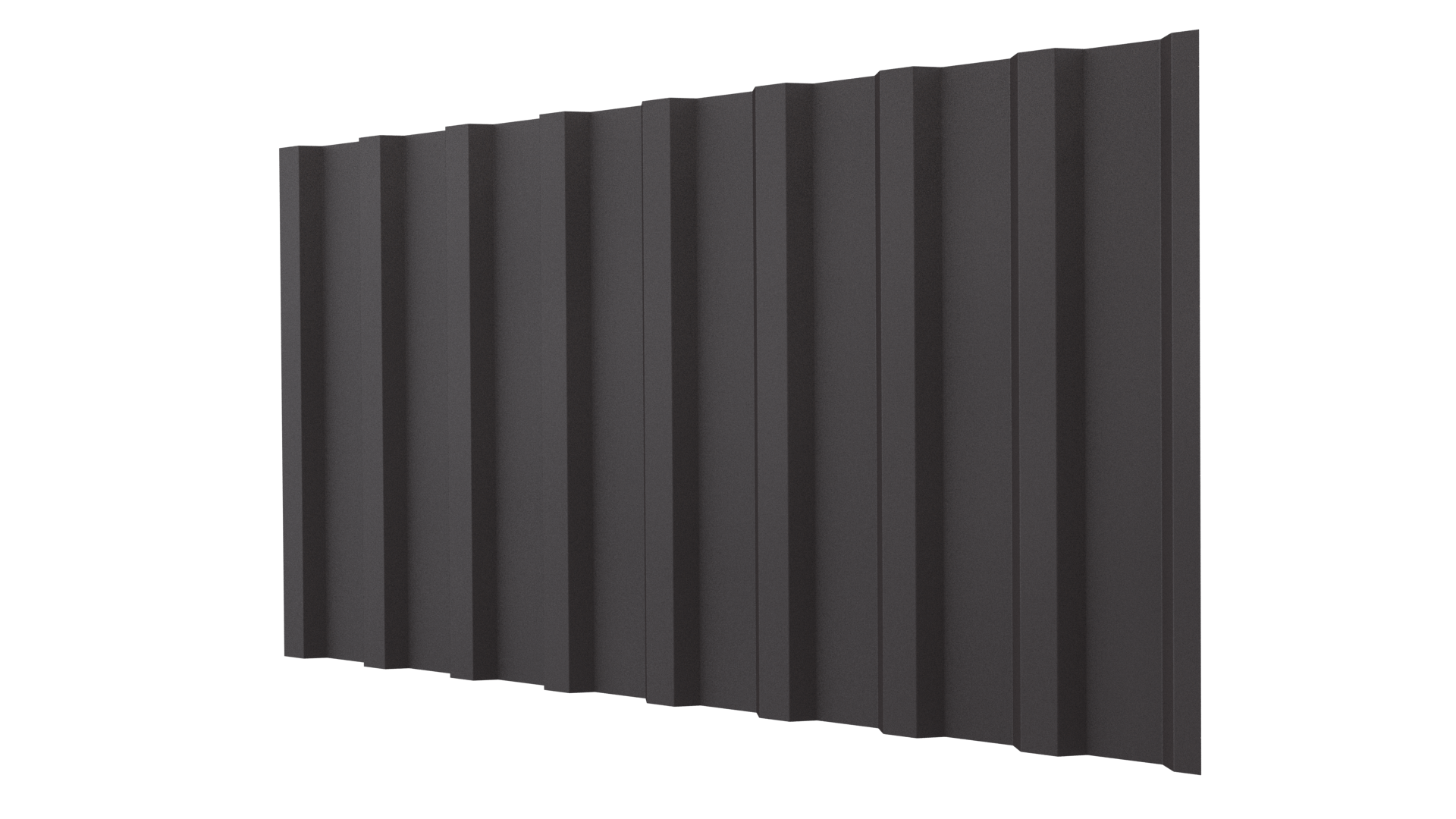 Профнастил С20B 1150/1100x0,45 мм, 8019 серо-коричневый матовый