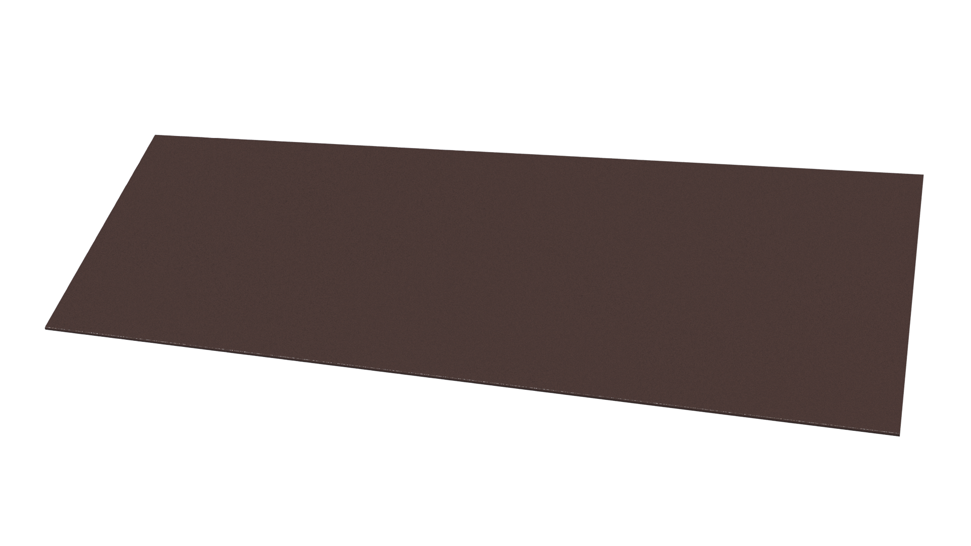 Планка завершающая 65x2000 мм, 8017 шоколадно-коричневый глянцевый