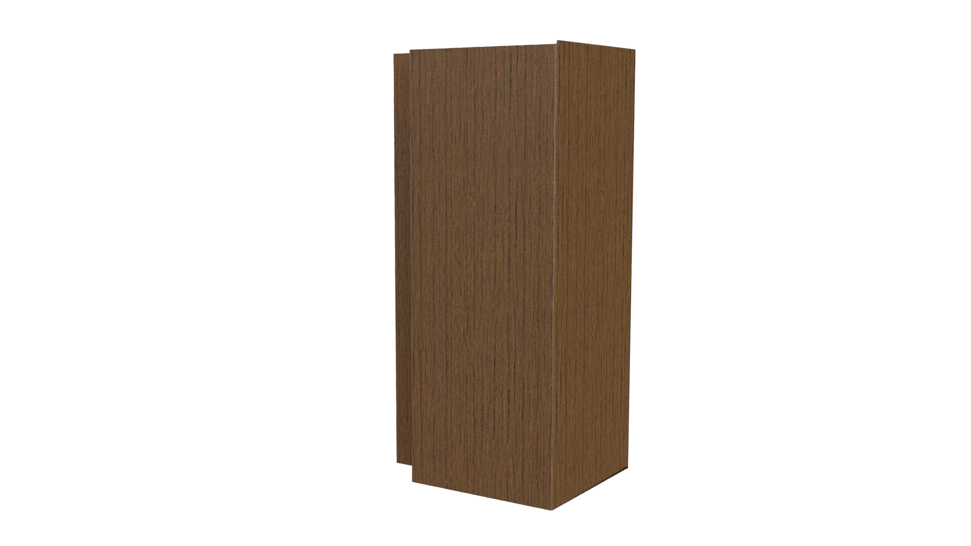 Планка угла наружного сложная Блок-хаус 110x110x2000 мм, Дуб Сантана 3D