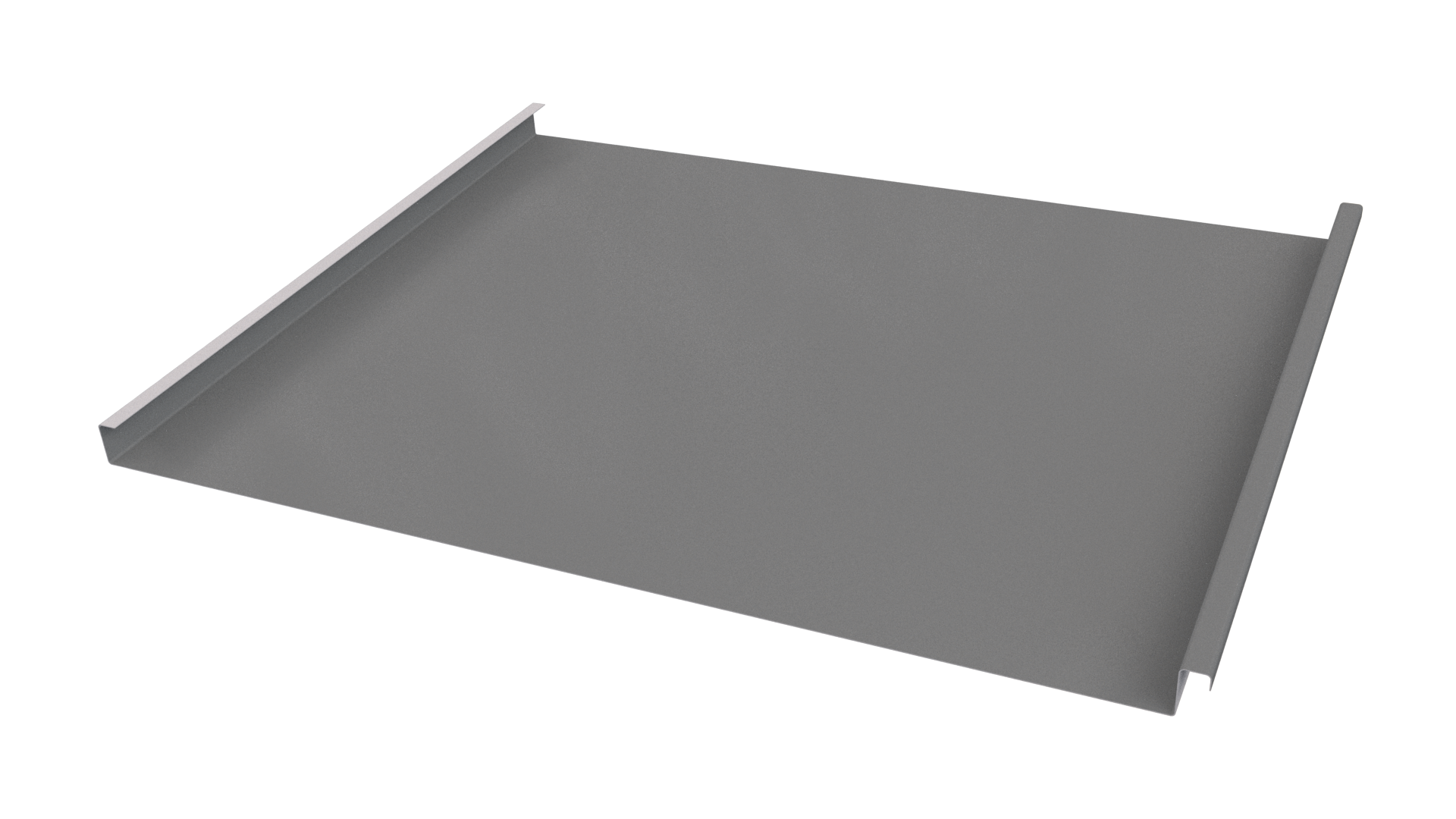 Фальцевая кровля 562/550x0,45 мм, 7037 пыльно-серый глянцевый