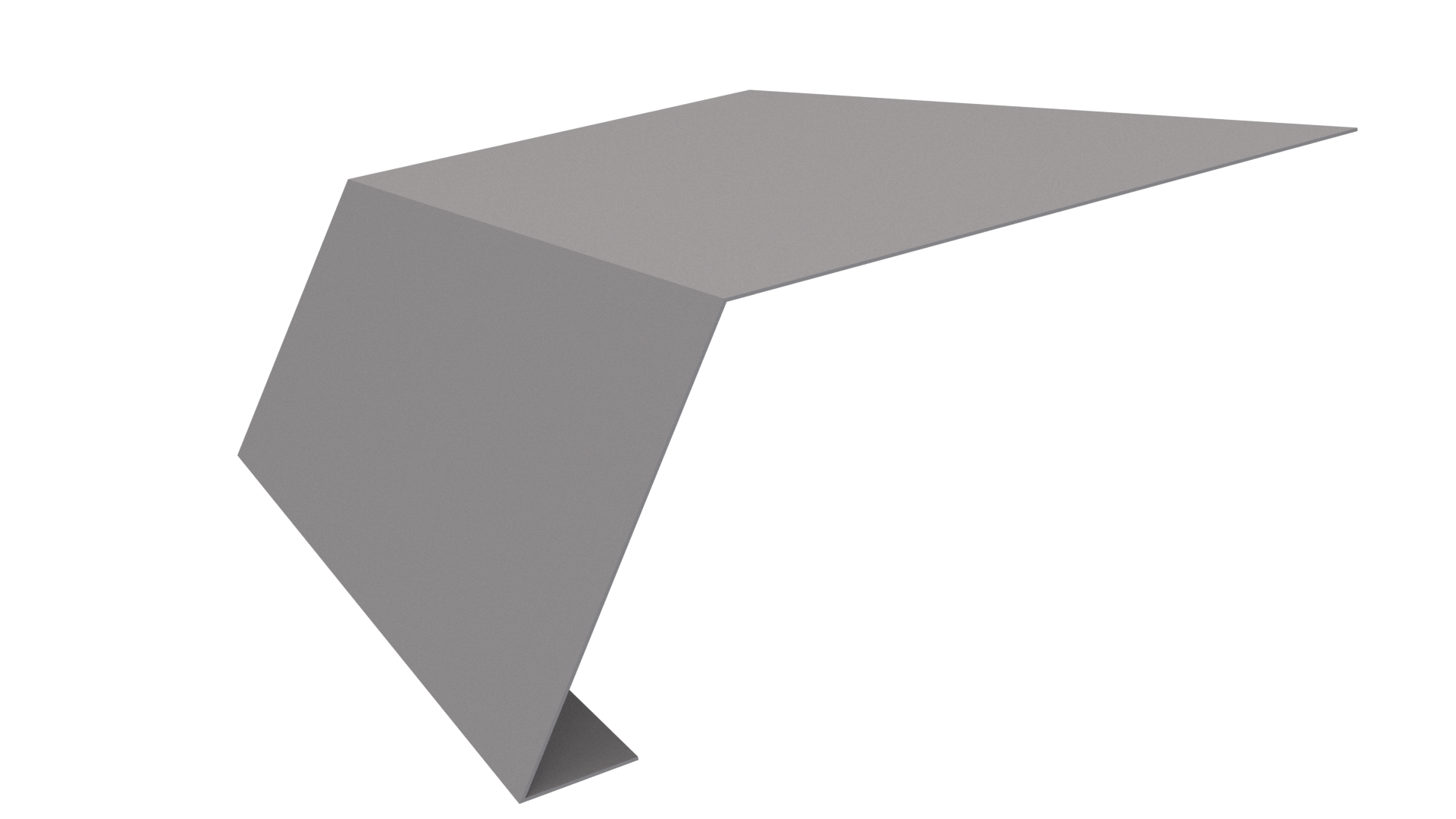 Планка карнизная 100x65x2000 мм, 7047 телегрей 4 глянцевый