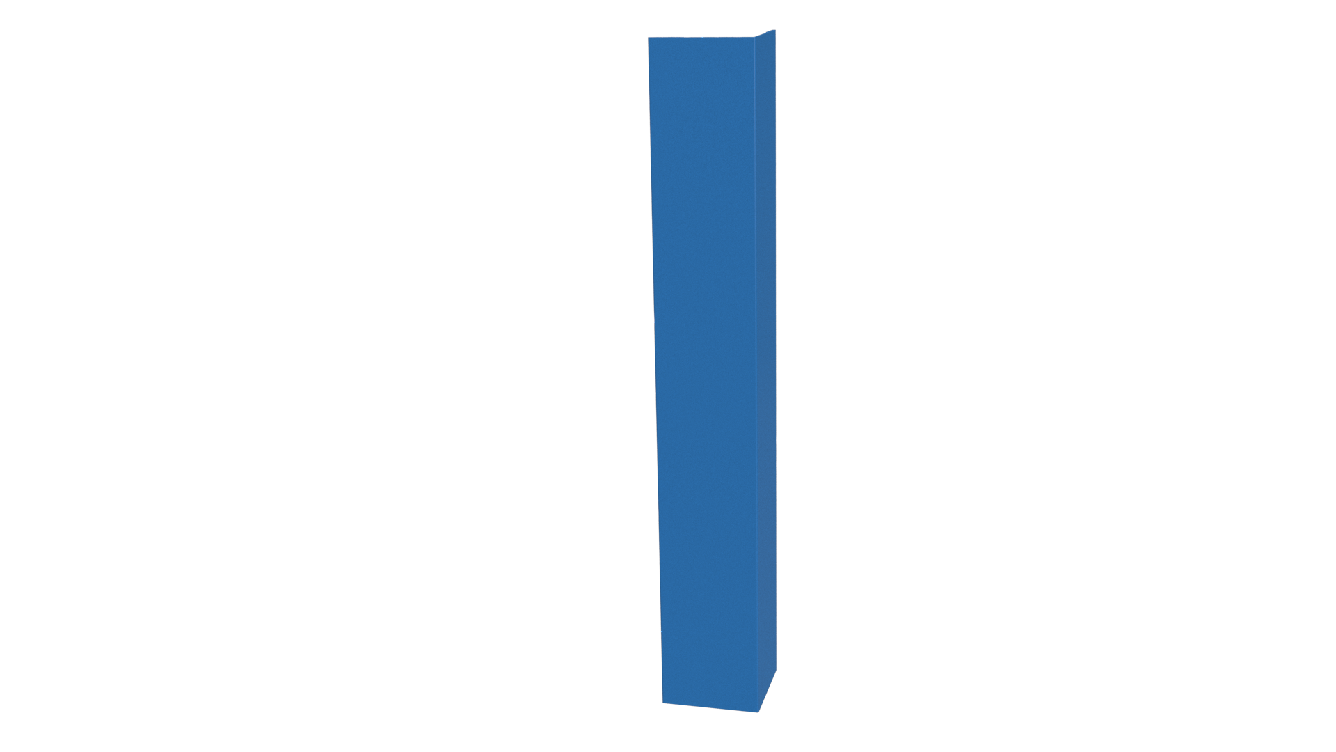 Планка угла наружного 50x50x2000 мм, 5015 небесно-синий глянцевый