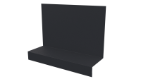 Примывание боковое фальц 25x65x130 мм, 7024 графитовый серый PUR Pruf