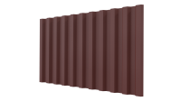Профнастил С21 1051/1000x0,5 мм, 3009 оксид красный матовый