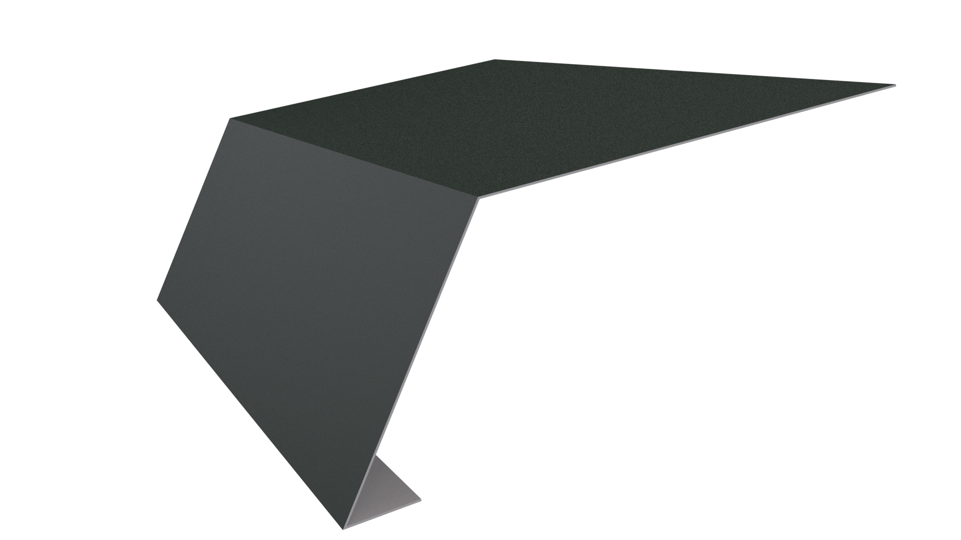 Планка карнизная 100x65x2000 мм, 6009 пихтовый зеленый матовый