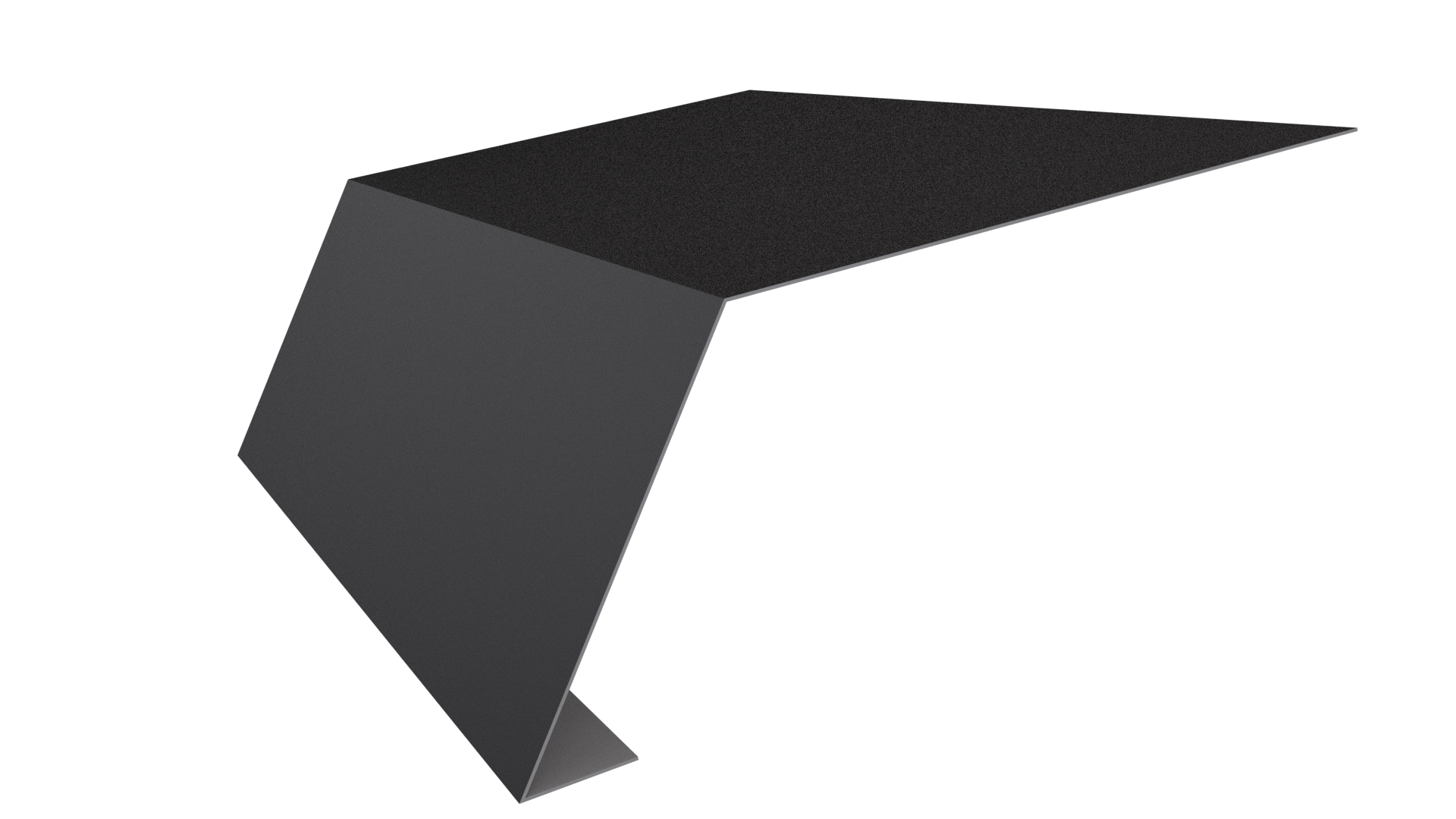 Планка карнизная 100x65x2000 мм, 9005 черный янтарь матовый
