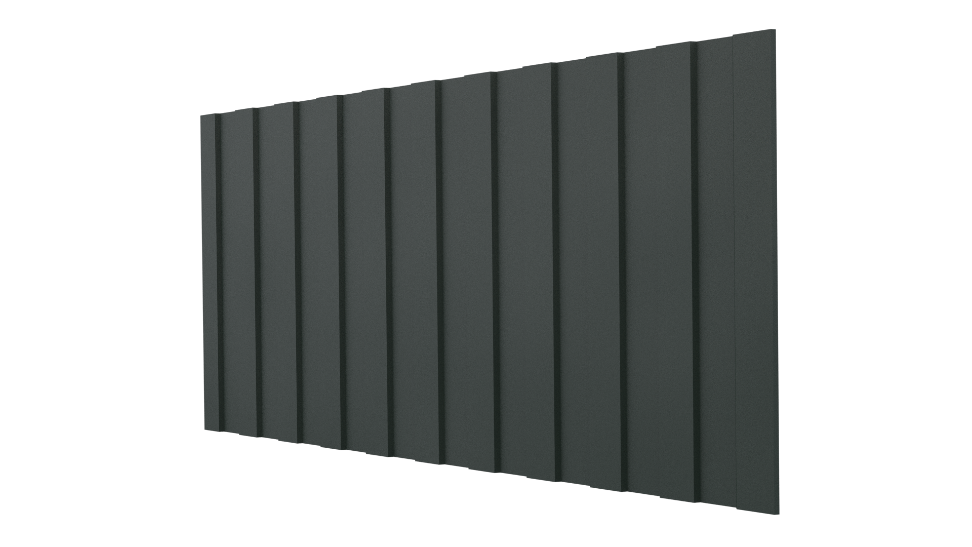 Профнастил С8 1200/1150x0,5 мм, 6009 пихтовый зелёный матовый