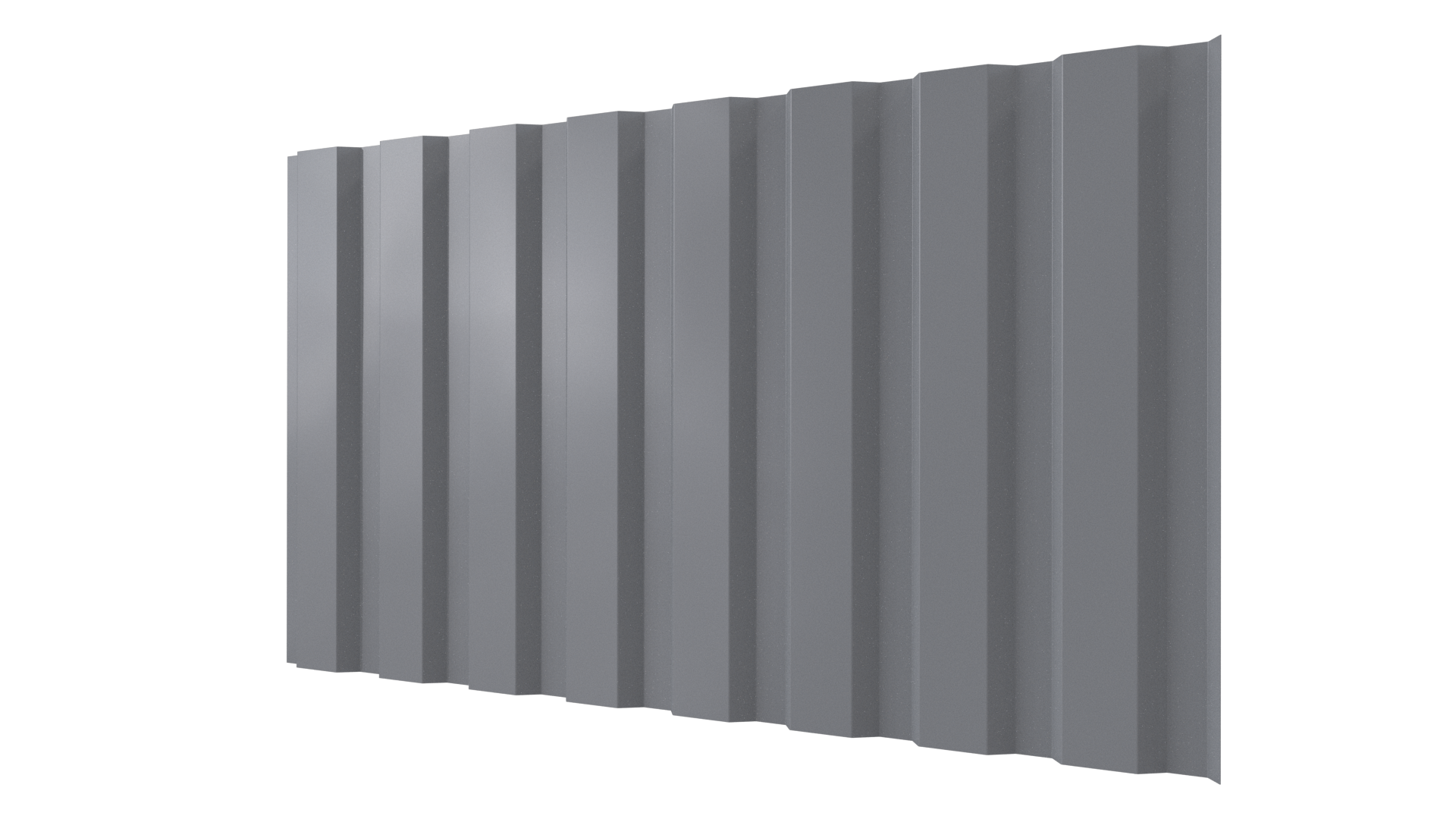 Профнастил С20A 1150/1100x0,7 мм, 7040 серое окно глянцевый