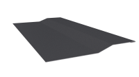 Планка крепёжная фальц 50x17x29 мм, 7024 графитовый серый PUR Pruf