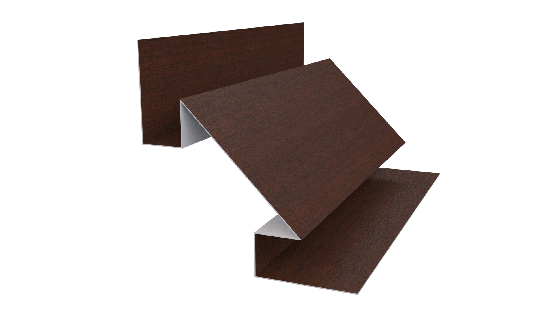 Планка угла внутреннего сложная Блок-хаус 110x2000 мм, Antique wood