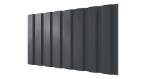 Профнастил С20A 1150/1100x0,45 мм, 7011 железно-серый глянцевый