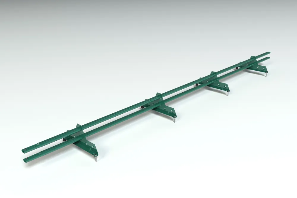 Снегозадержатель PROMO ZN 40x20 (овал) 3,0м Ral 6005 зеленый мох