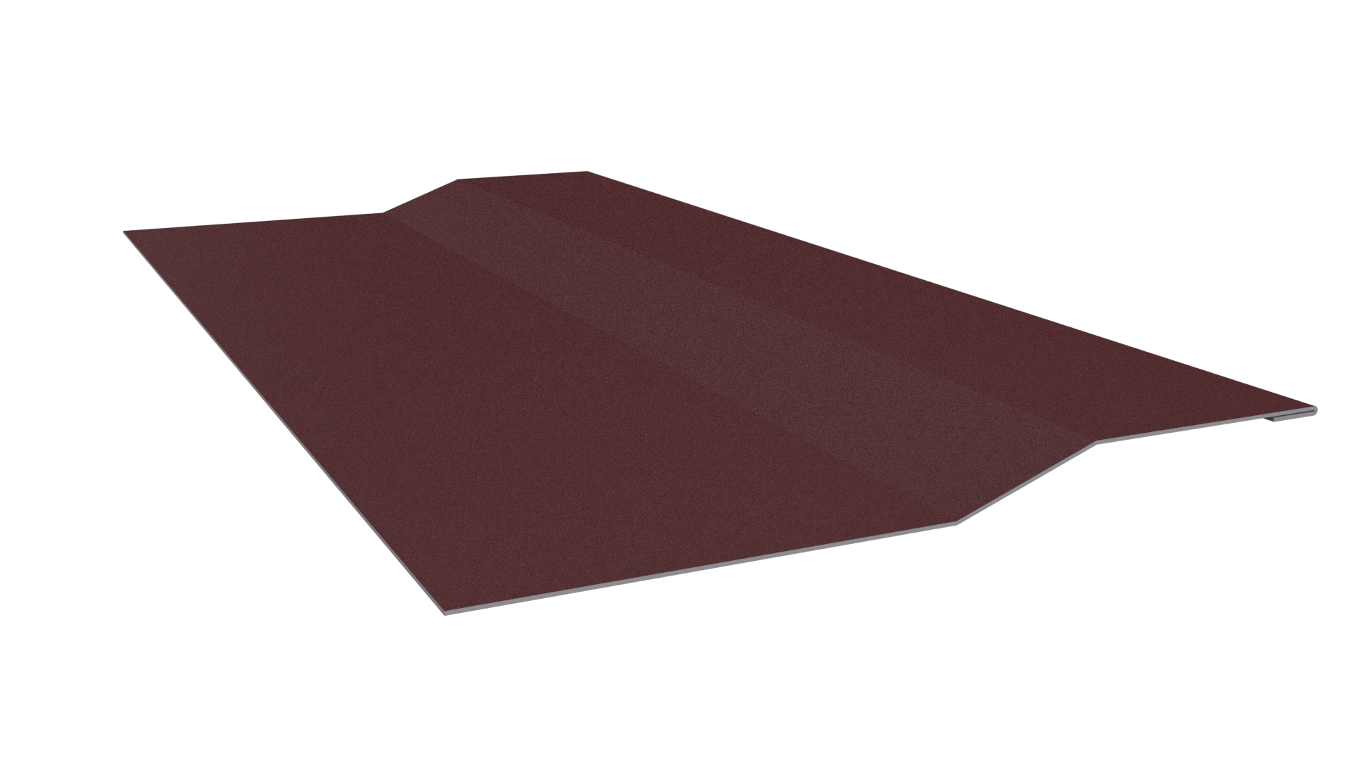Планка крепёжная фальц 50x17x29 мм, 0,45 3005 винно-красный