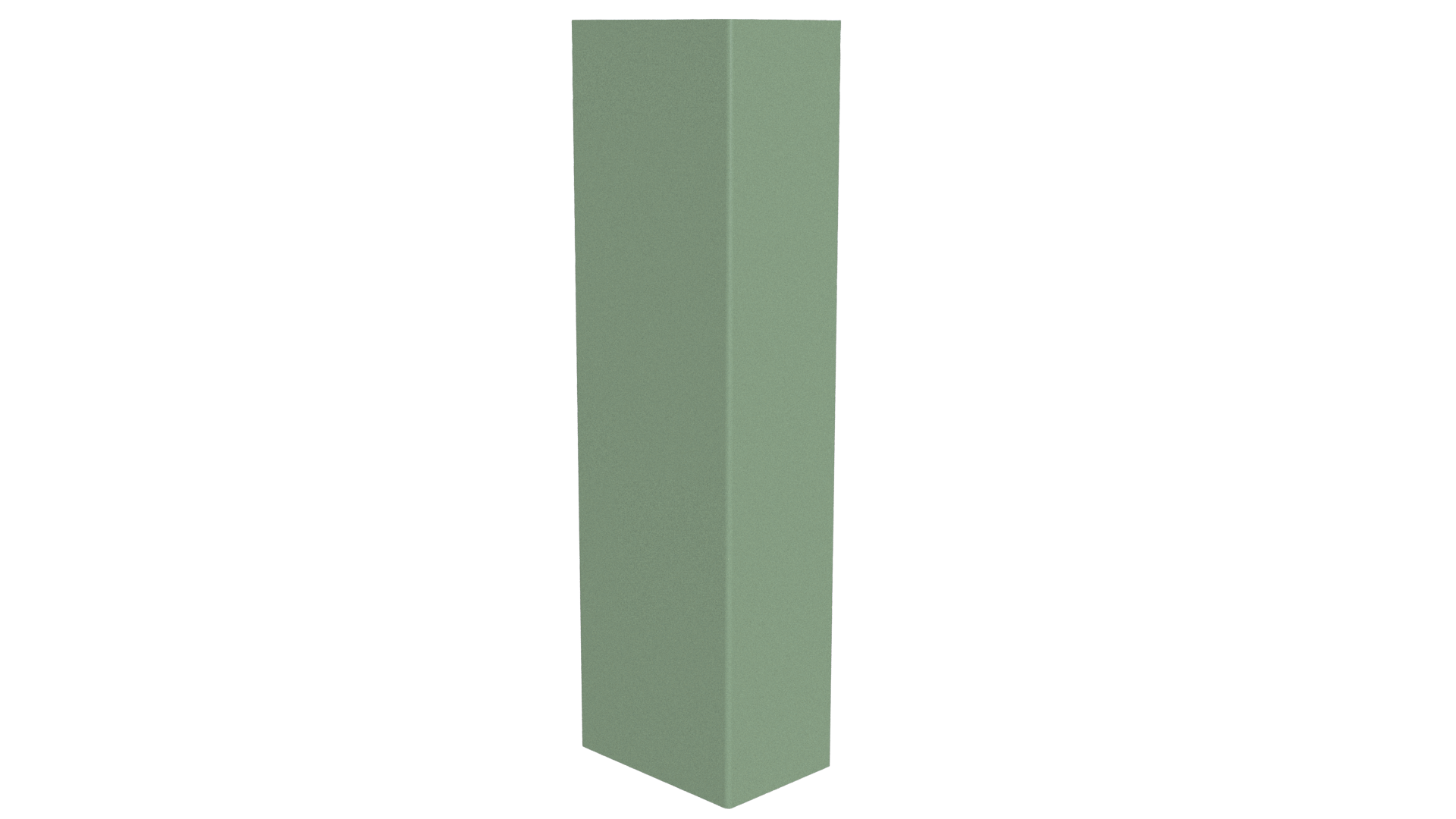 Стойка 40x60x40 мм, 6019 бело-зеленый глянцевый