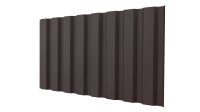 Профнастил С20A 1150/1100x0,45 мм, 8017 шоколадно-коричневый матовый
