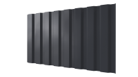 Профнастил С20A 1150/1100x0,5 мм, 7024 графитовый серый PUR Pruf