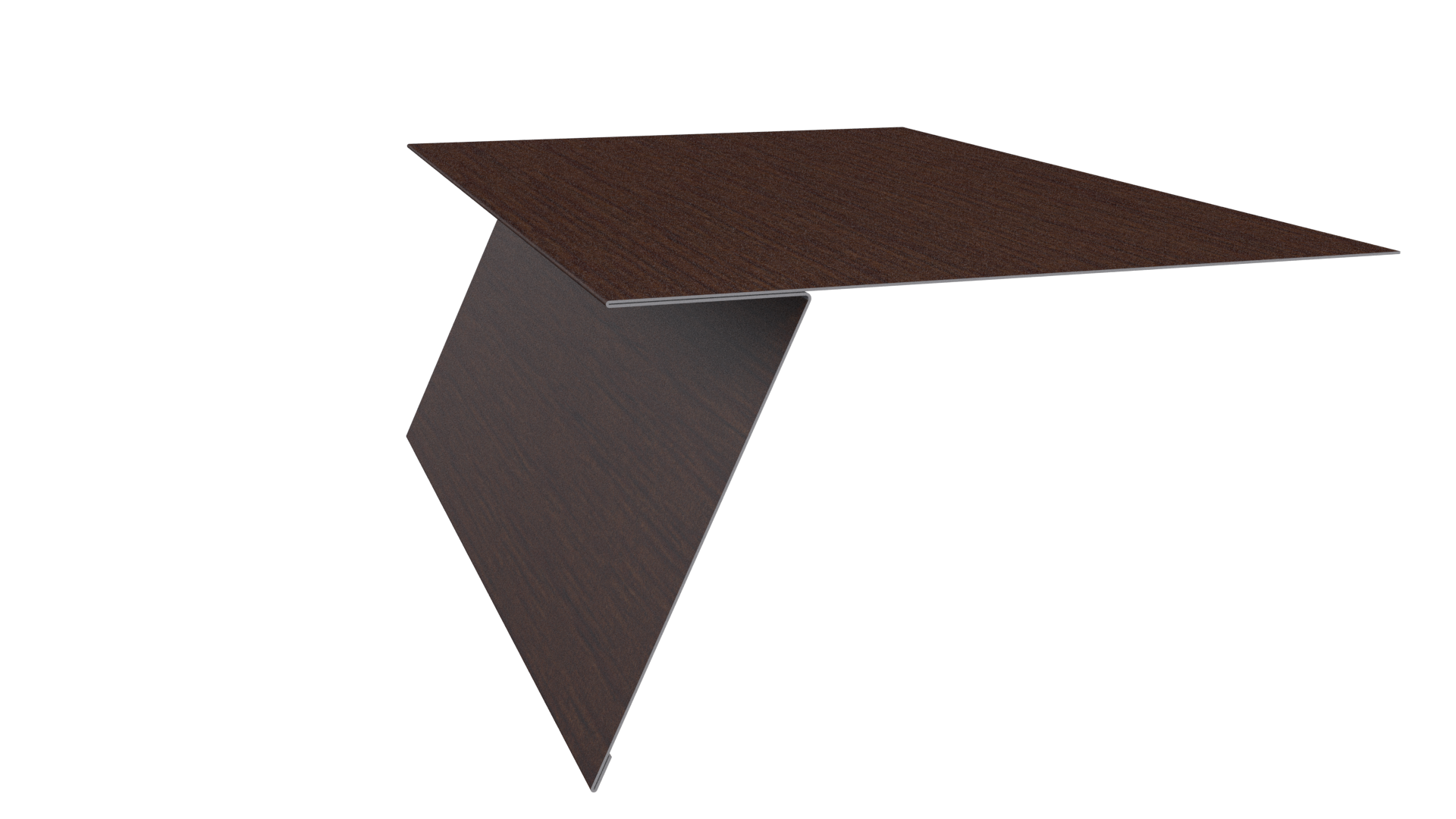 Планка карнизная фальц 130x80 мм, Золотистый дуб 3D