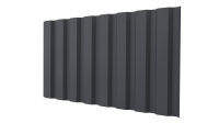 Профнастил С20A 1150/1100x0,45 мм, 7024 графитовый серый матовый