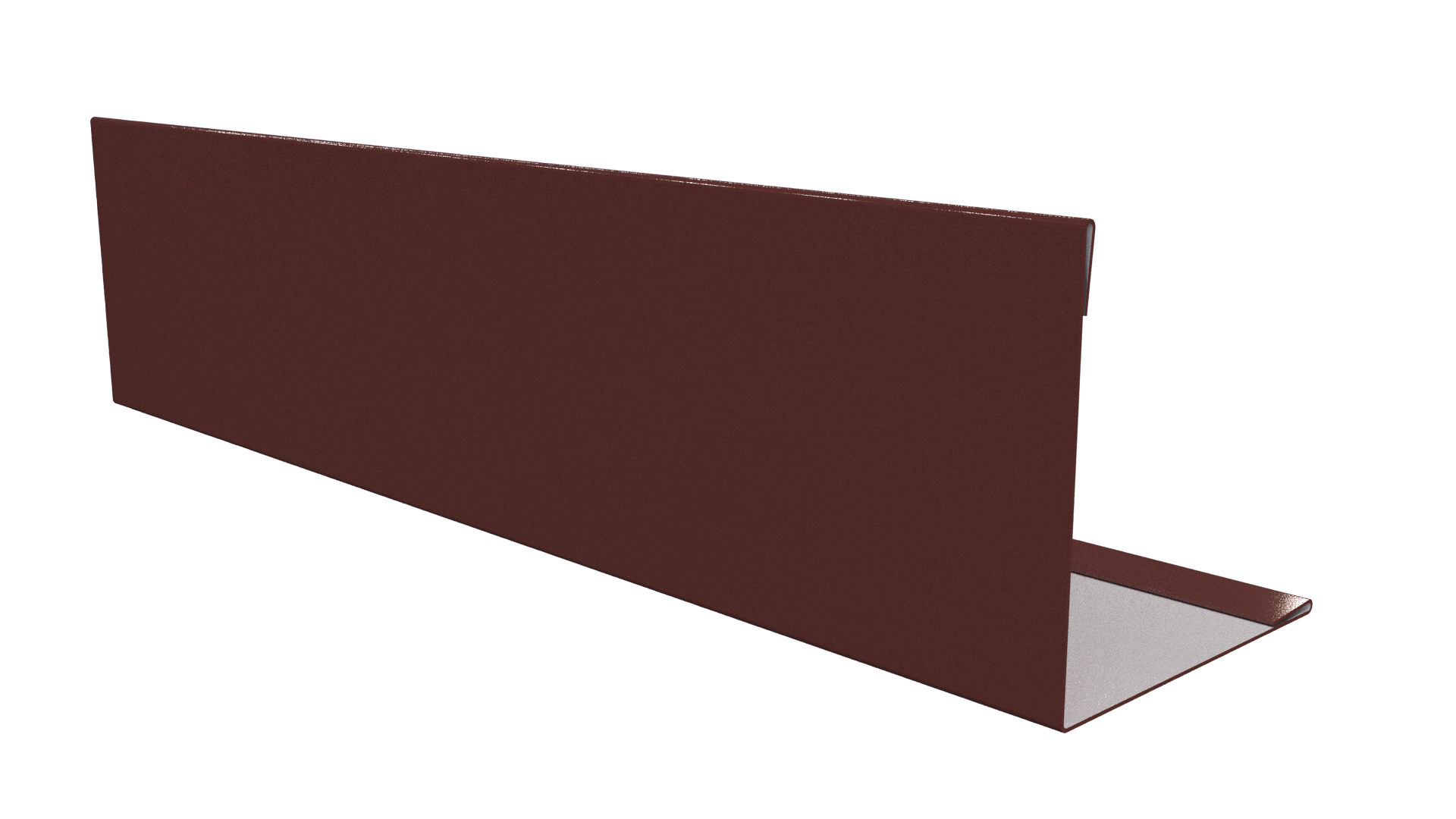 Планка завершающая 10x50x50x10 мм, 3009 оксид красный глянцевый