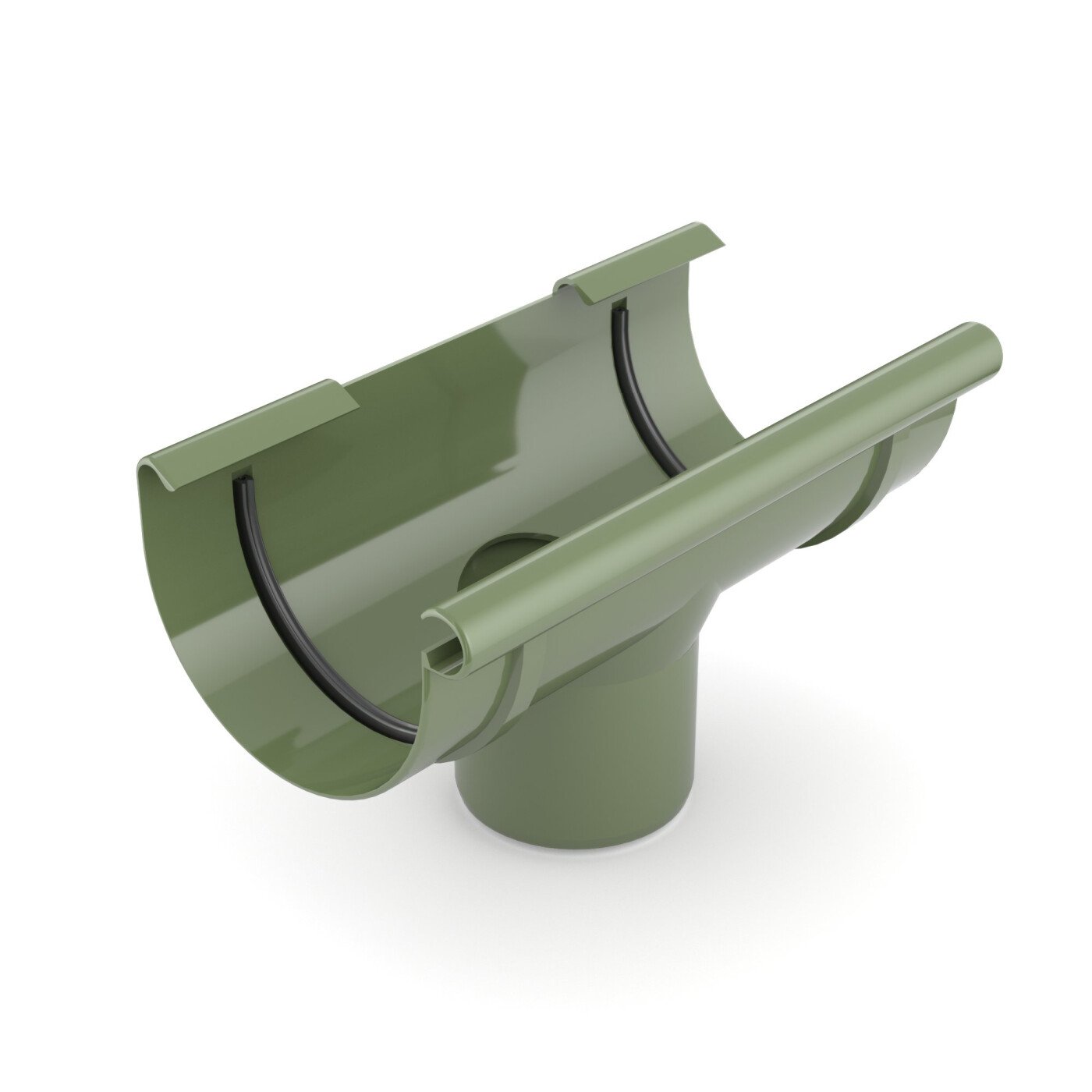 Сливная воронка 125х90 мм, RAL 6005