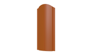 Штакетник Европланка 126x0,45 мм, 2011 насыщенный оранжевый