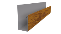 Планка П-образная 30x20x2000 мм, Золотистый дуб 3D